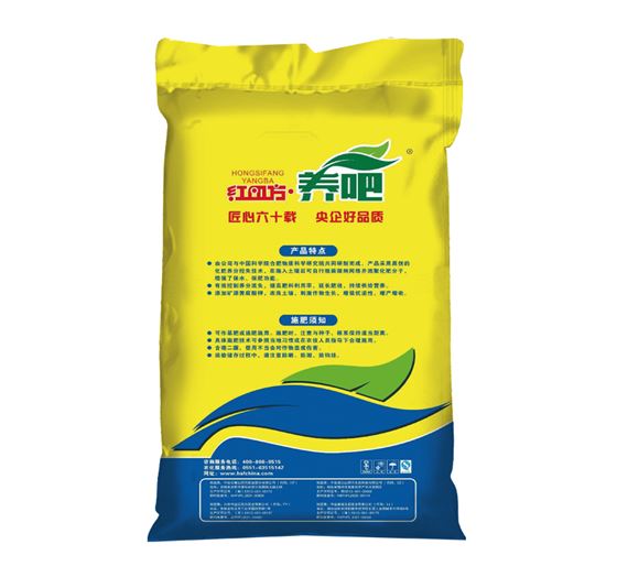 紅四方養(yǎng)吧增效控失肥40%（29-5-6），適用于小麥、玉米、水稻等大田作物