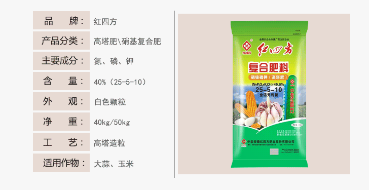 硝銨磷鉀高塔復合肥40%（25-5-10）詳情