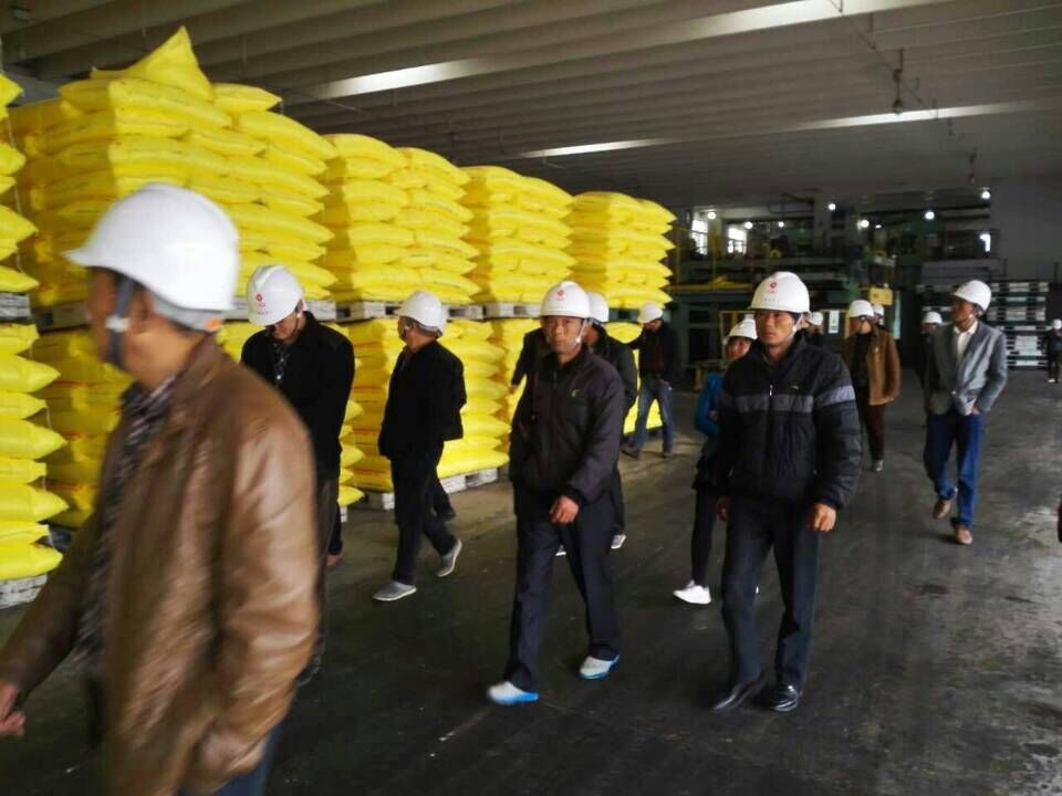 農(nóng)場主參觀紅四方復(fù)合肥廠家